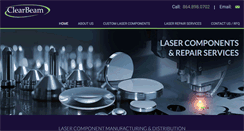 Desktop Screenshot of clearbeamco.com